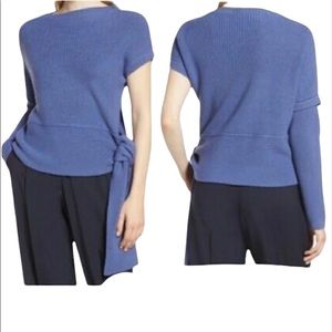 Lewit side tie merino wool sweater XL NWT